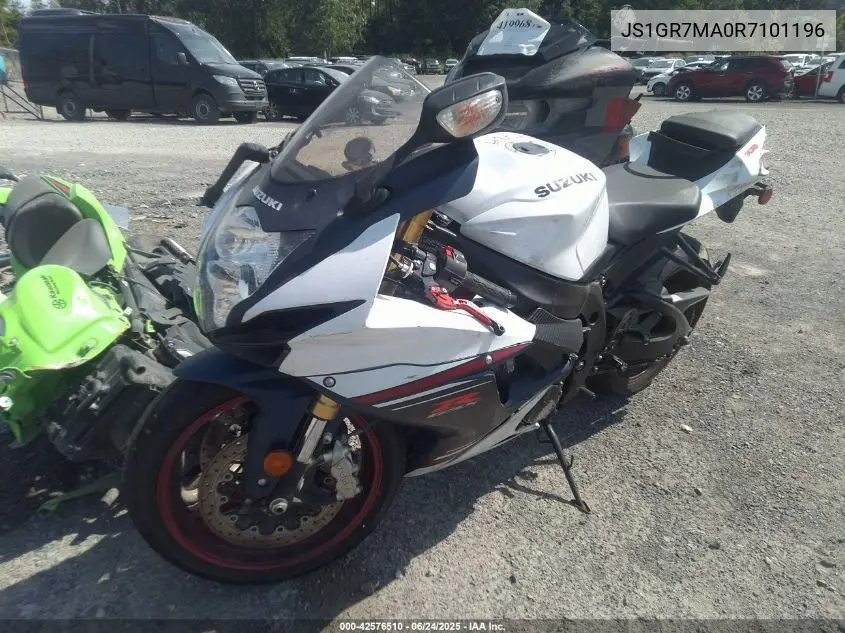 2024 Suzuki Gsx-R750 VIN: JS1GR7MA0R7101196 Lot: 42576510