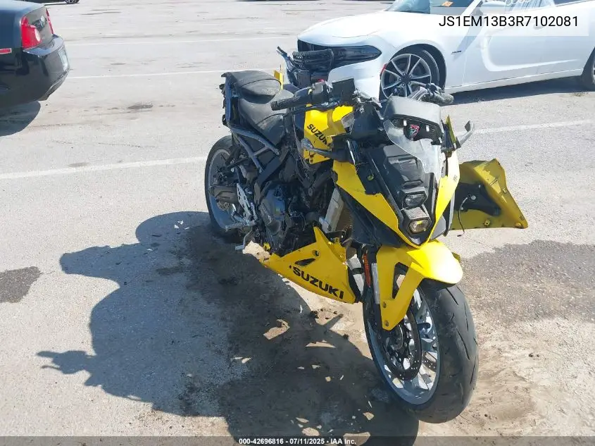 2024 Suzuki Gsx800 F VIN: JS1EM13B3R7102081 Lot: 42696816