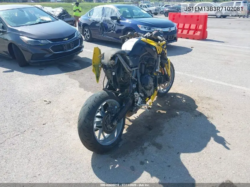 2024 Suzuki Gsx800 F VIN: JS1EM13B3R7102081 Lot: 42696816