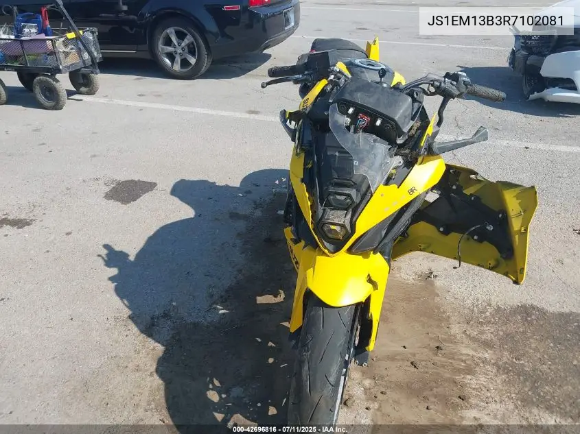 2024 Suzuki Gsx800 F VIN: JS1EM13B3R7102081 Lot: 42696816