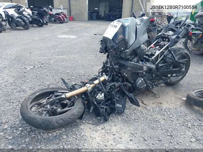 2024 Suzuki Gsx1000 Gt/Gt+ VIN: JS1EK12B0R7100554 Lot: 42715188