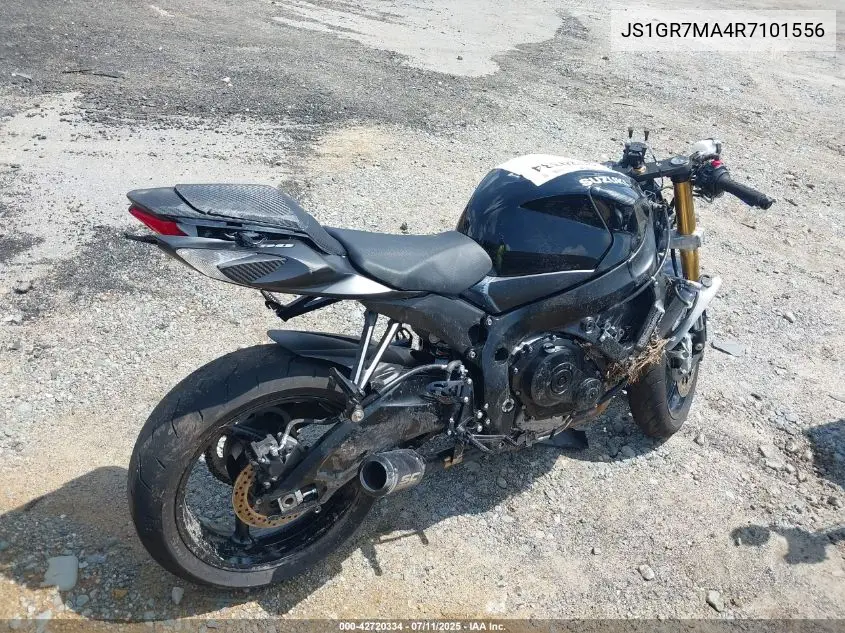 2024 Suzuki Gsx-R750 VIN: JS1GR7MA4R7101556 Lot: 42720334