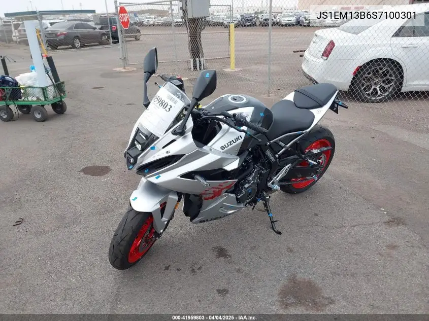 2025 Suzuki Gsx800 F VIN: JS1EM13B6S7100301 Lot: 41959803