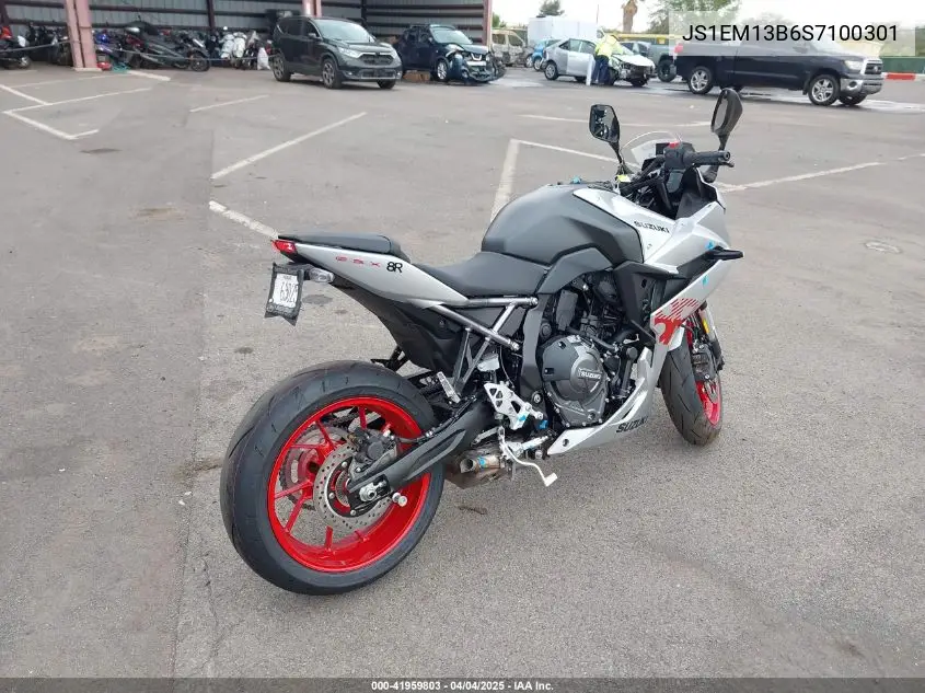 2025 Suzuki Gsx800 F VIN: JS1EM13B6S7100301 Lot: 41959803
