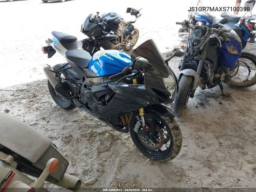 2025 Suzuki Gsx-R750 VIN: JS1GR7MAXS7100398 Lot: 42063513