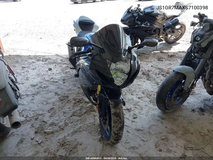 2025 Suzuki Gsx-R750 VIN: JS1GR7MAXS7100398 Lot: 42063513
