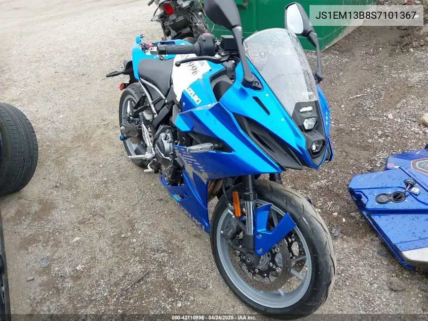2025 Suzuki Gsx800 F VIN: JS1EM13B8S7101367 Lot: 42110996