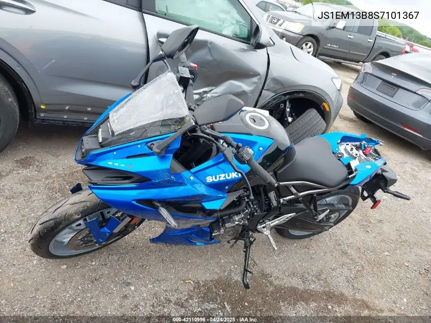 2025 Suzuki Gsx800 F VIN: JS1EM13B8S7101367 Lot: 42110996