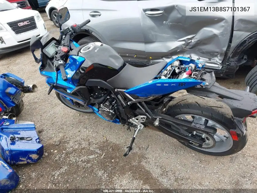 2025 Suzuki Gsx800 F VIN: JS1EM13B8S7101367 Lot: 42110996