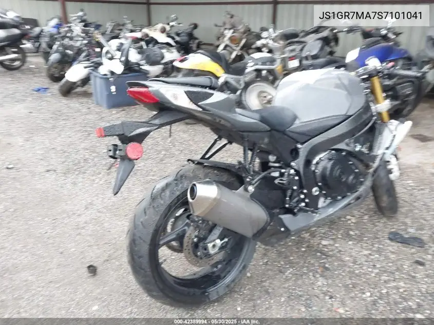 2025 Suzuki Gsx-R750 VIN: JS1GR7MA7S7101041 Lot: 42389994