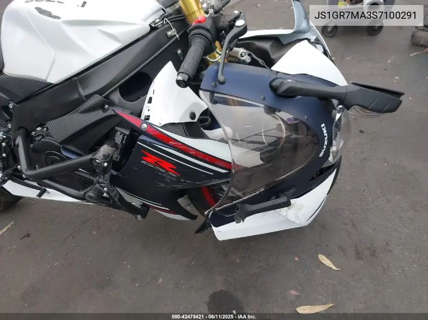 2025 Suzuki Gsx-R750 VIN: JS1GR7MA3S7100291 Lot: 42475421