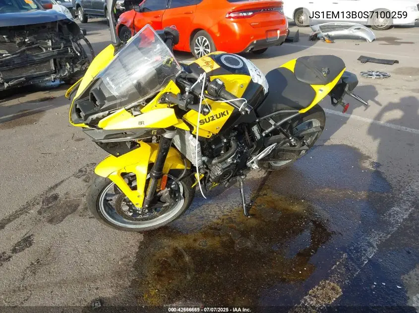 2025 Suzuki Gsx800 F VIN: JS1EM13B0S7100259 Lot: 42666669