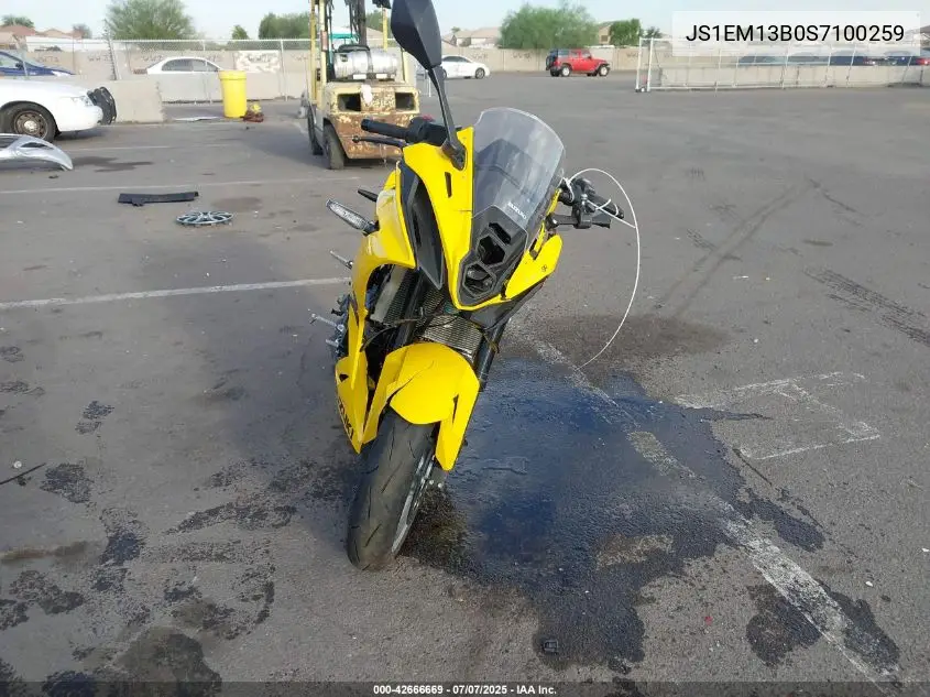 2025 Suzuki Gsx800 F VIN: JS1EM13B0S7100259 Lot: 42666669