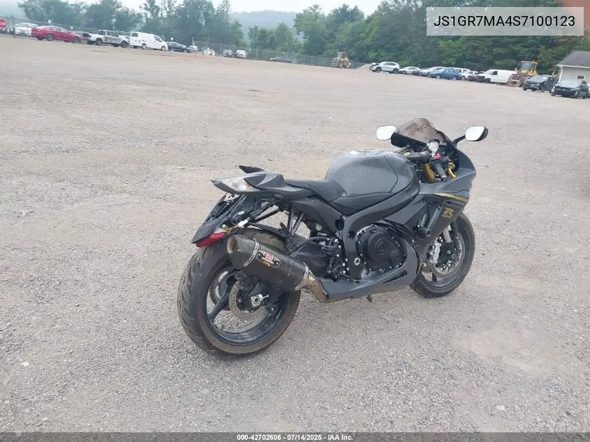 2025 Suzuki Gsx-R750 VIN: JS1GR7MA4S7100123 Lot: 42702606