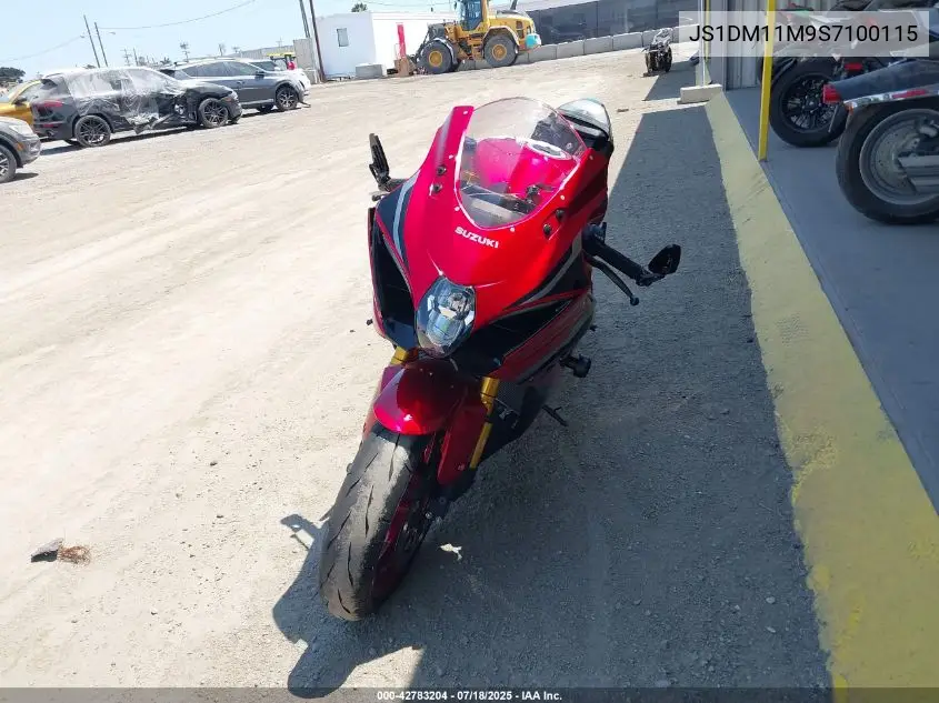 2025 Suzuki Gsx-R1000 R VIN: JS1DM11M9S7100115 Lot: 42783204