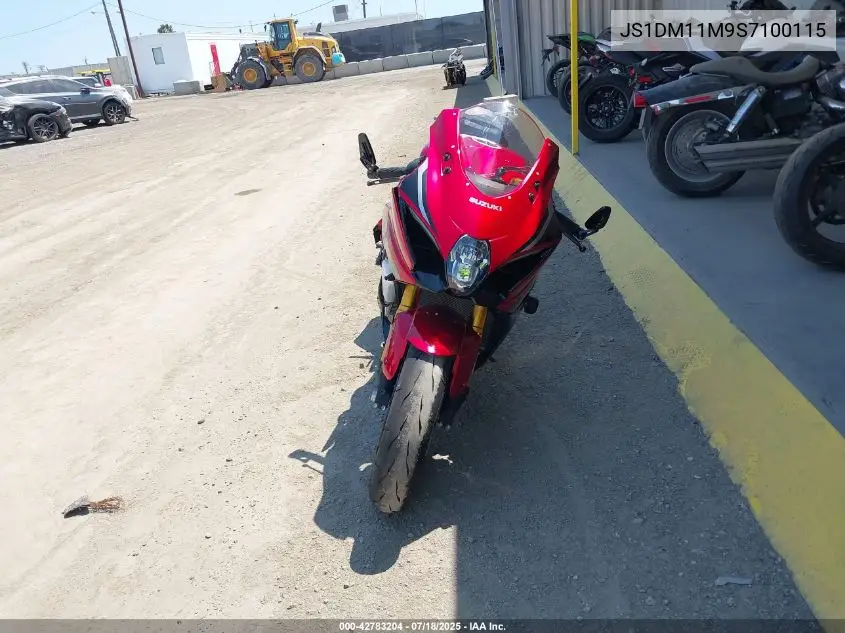 2025 Suzuki Gsx-R1000 R VIN: JS1DM11M9S7100115 Lot: 42783204