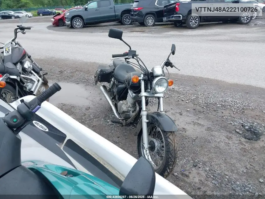 2002 Suzuki Gz250 VIN: VTTNJ48A222100726 Lot: 42600287