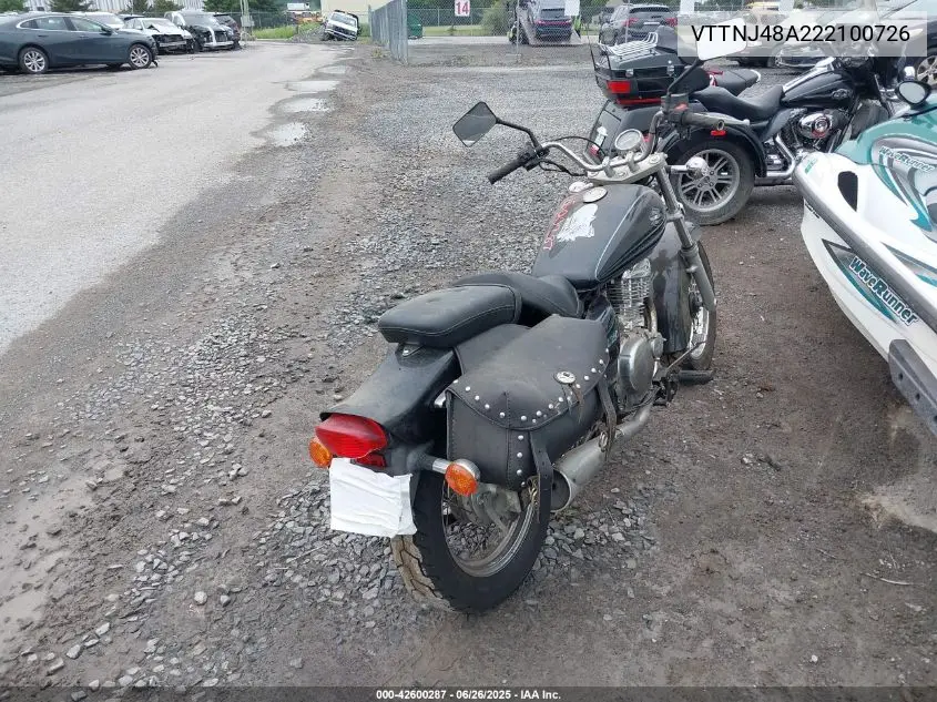 2002 Suzuki Gz250 VIN: VTTNJ48A222100726 Lot: 42600287