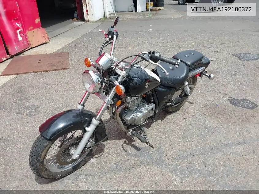 2009 Suzuki Gz250 VIN: VTTNJ48A192100372 Lot: 42592339