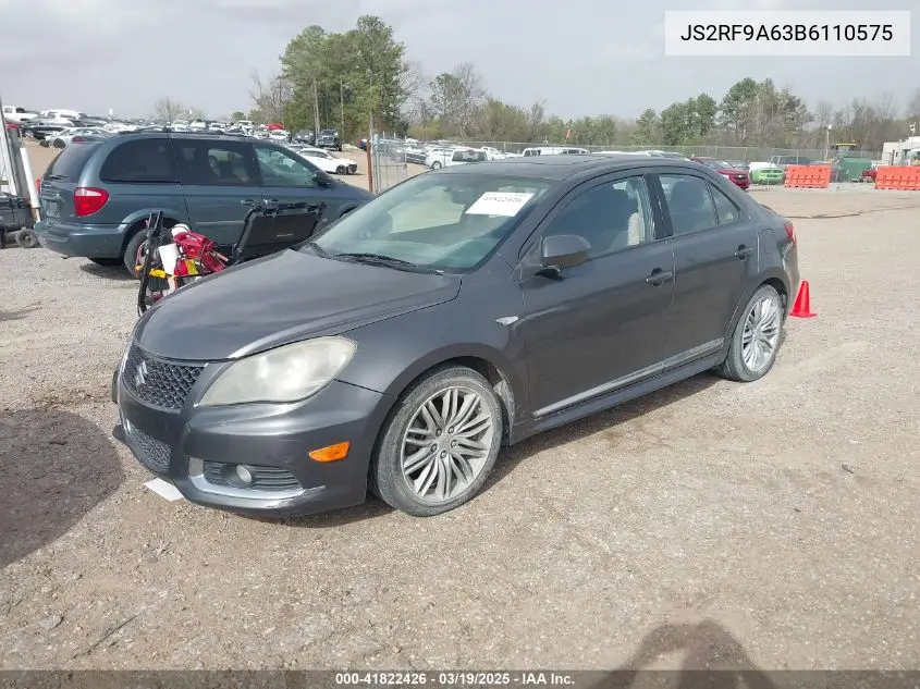 2011 Suzuki Kizashi Sport Gts VIN: JS2RF9A63B6110575 Lot: 41822426