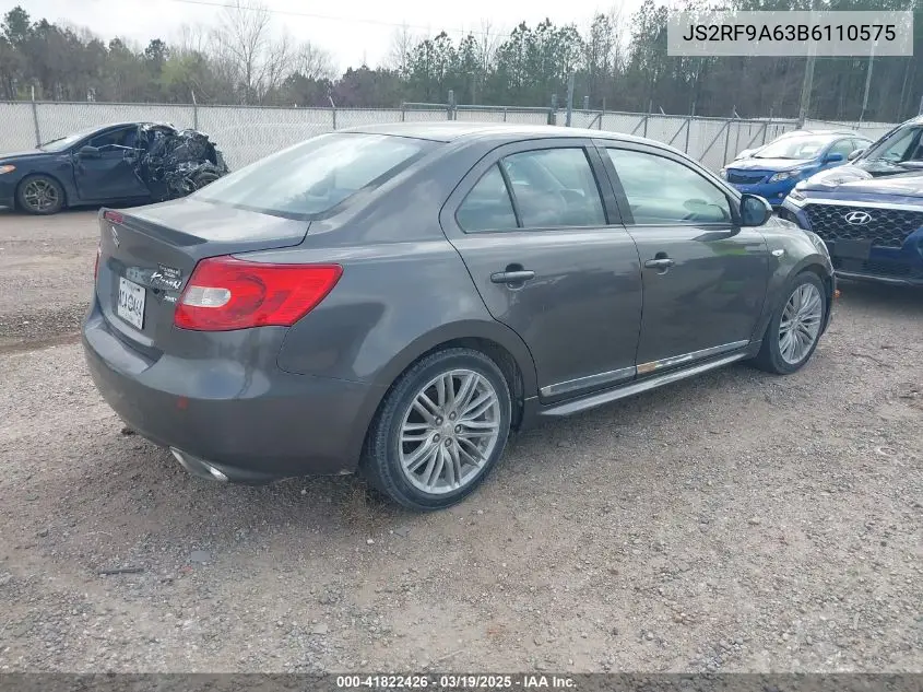 2011 Suzuki Kizashi Sport Gts VIN: JS2RF9A63B6110575 Lot: 41822426