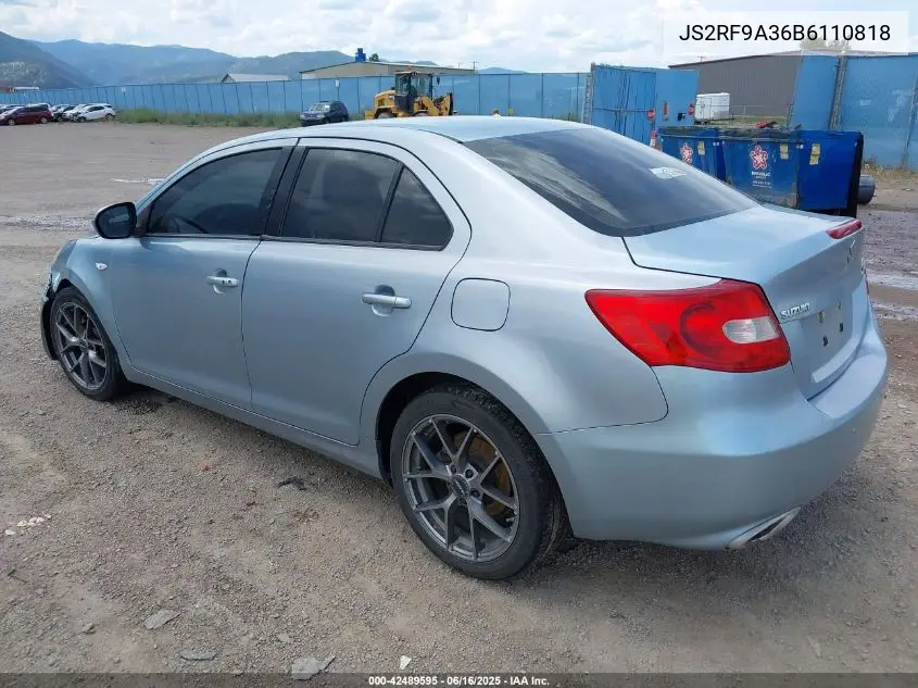 2011 Suzuki Kizashi Se VIN: JS2RF9A36B6110818 Lot: 42489595