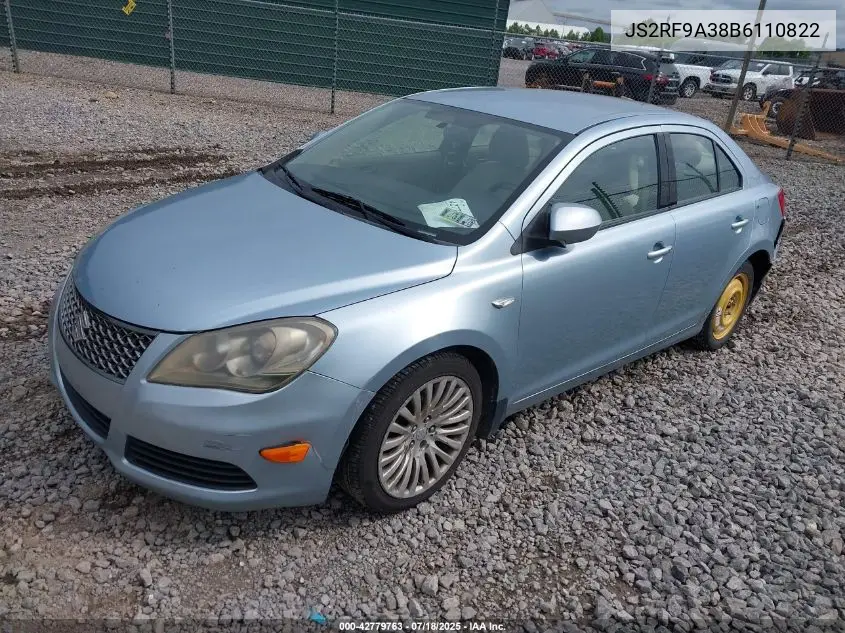 2011 Suzuki Kizashi Se VIN: JS2RF9A38B6110822 Lot: 42779763