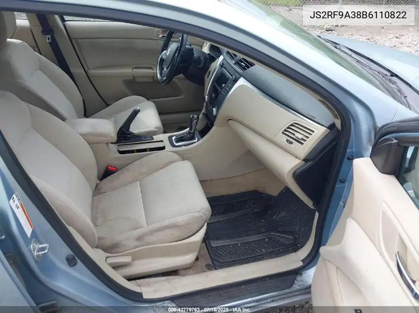 2011 Suzuki Kizashi Se VIN: JS2RF9A38B6110822 Lot: 42779763
