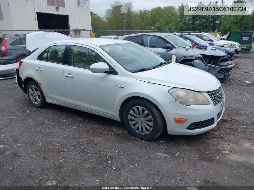 2012 Suzuki Kizashi S VIN: JS2RF9A15C6100734 Lot: 42251825