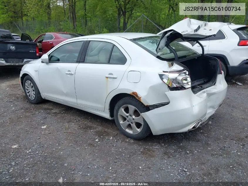 2012 Suzuki Kizashi S VIN: JS2RF9A15C6100734 Lot: 42251825