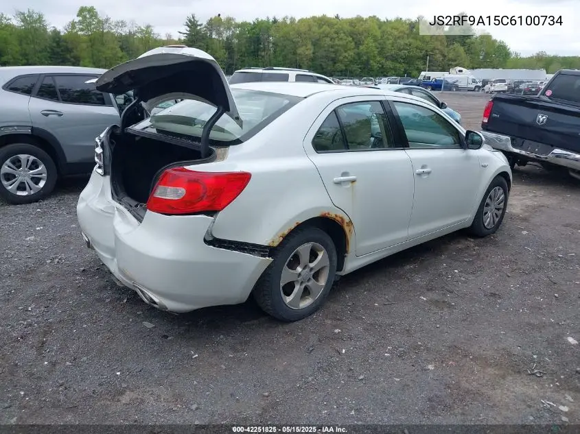 2012 Suzuki Kizashi S VIN: JS2RF9A15C6100734 Lot: 42251825