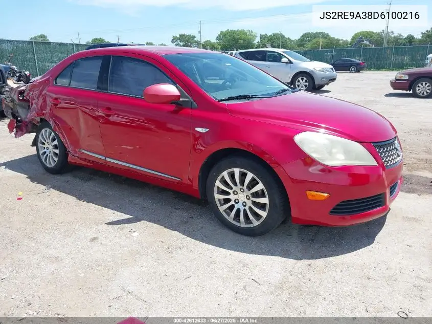 2013 Suzuki Kizashi Se VIN: JS2RE9A38D6100216 Lot: 42612633