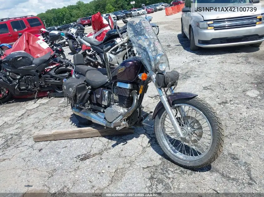2004 Suzuki Ls650 P VIN: JS1NP41AX42100739 Lot: 42056987