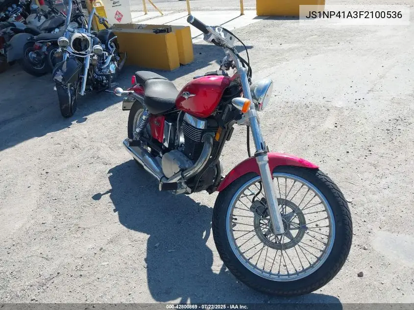 2015 Suzuki Ls650 VIN: JS1NP41A3F2100536 Lot: 42800869