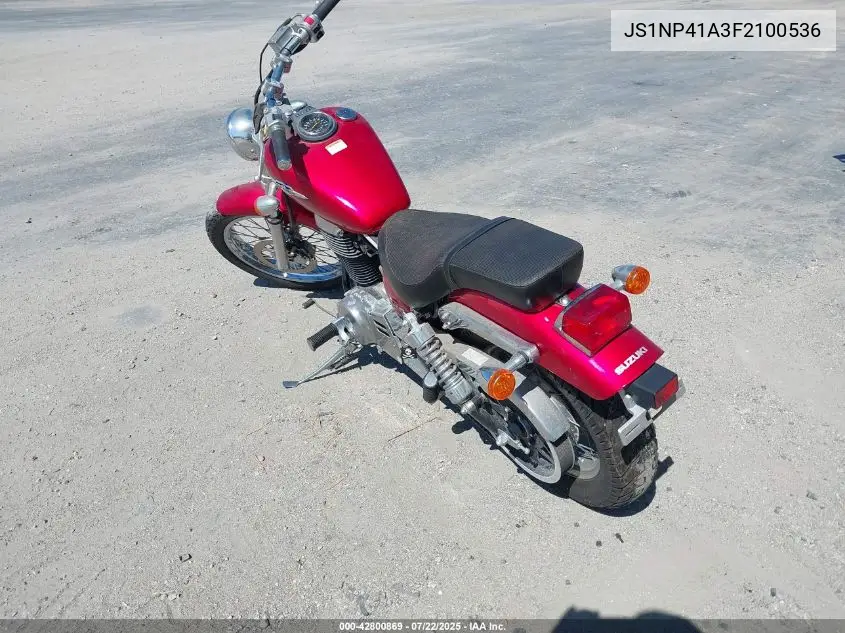 2015 Suzuki Ls650 VIN: JS1NP41A3F2100536 Lot: 42800869