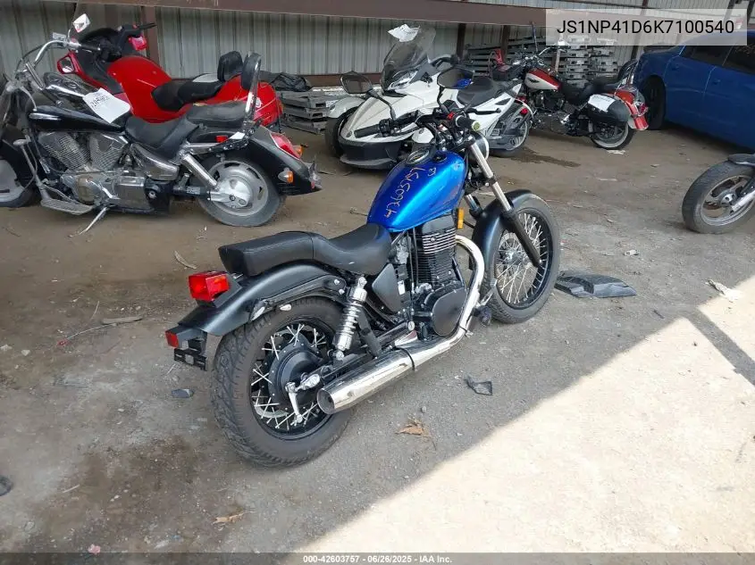 2019 Suzuki Ls650 VIN: JS1NP41D6K7100540 Lot: 42603757