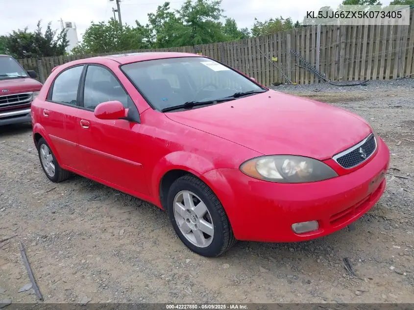 2005 Suzuki Reno Ex/Lx VIN: KL5JJ66ZX5K073405 Lot: 42227850