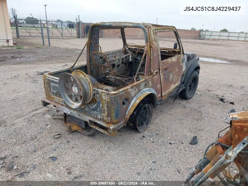 1988 Suzuki Samurai VIN: JS4JC51C8J4229437 Lot: 39697850