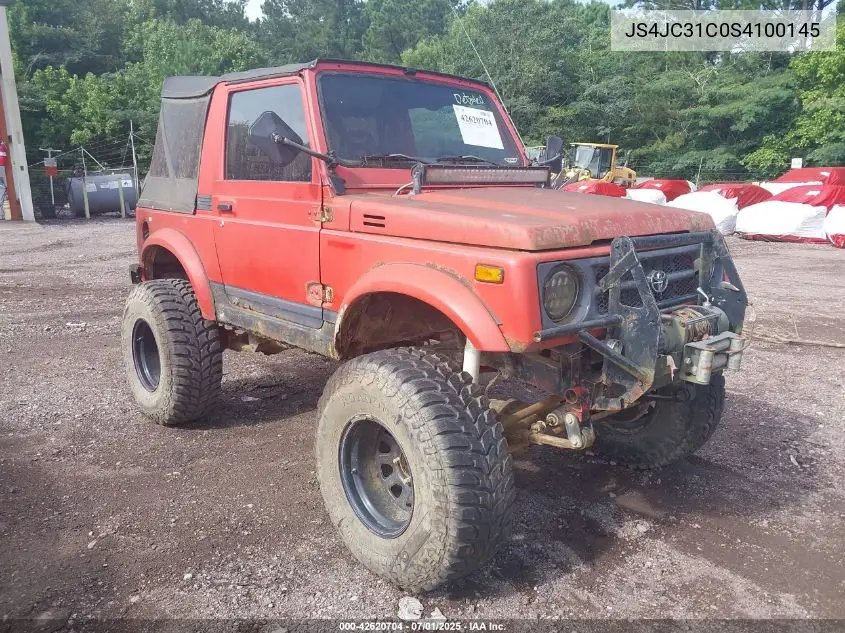 1995 Suzuki Samurai Jl VIN: JS4JC31C0S4100145 Lot: 42620704