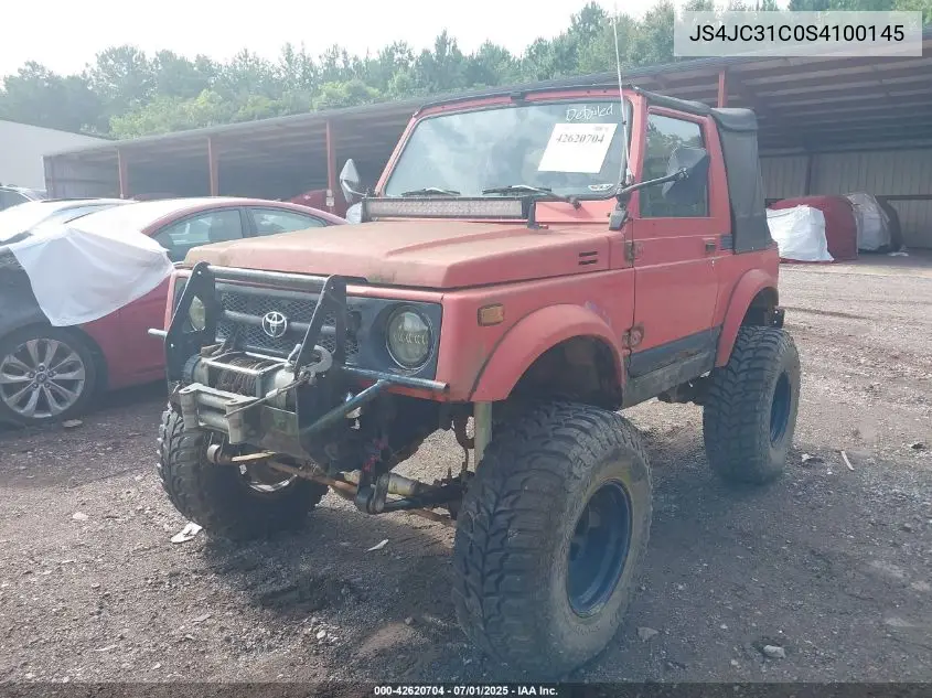 1995 Suzuki Samurai Jl VIN: JS4JC31C0S4100145 Lot: 42620704