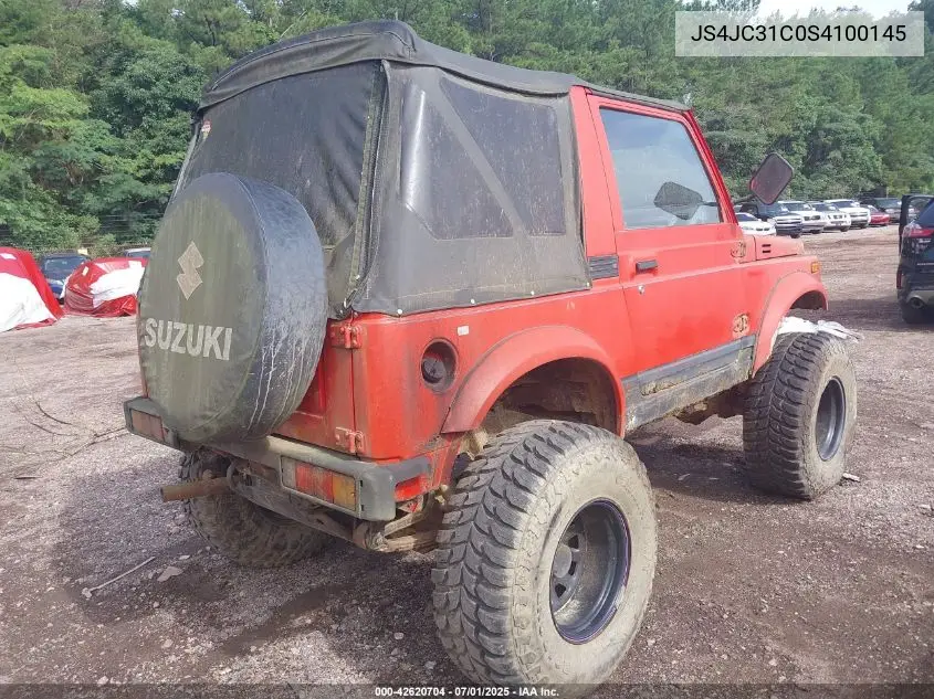 1995 Suzuki Samurai Jl VIN: JS4JC31C0S4100145 Lot: 42620704