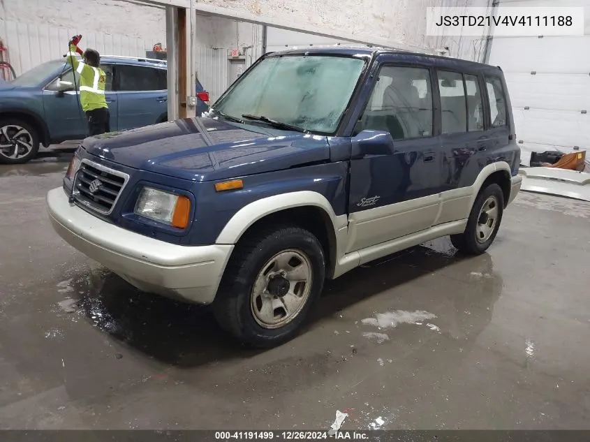 1997 Suzuki Sidekick Jlx Sport/Jx Sport VIN: JS3TD21V4V4111188 Lot: 41191499