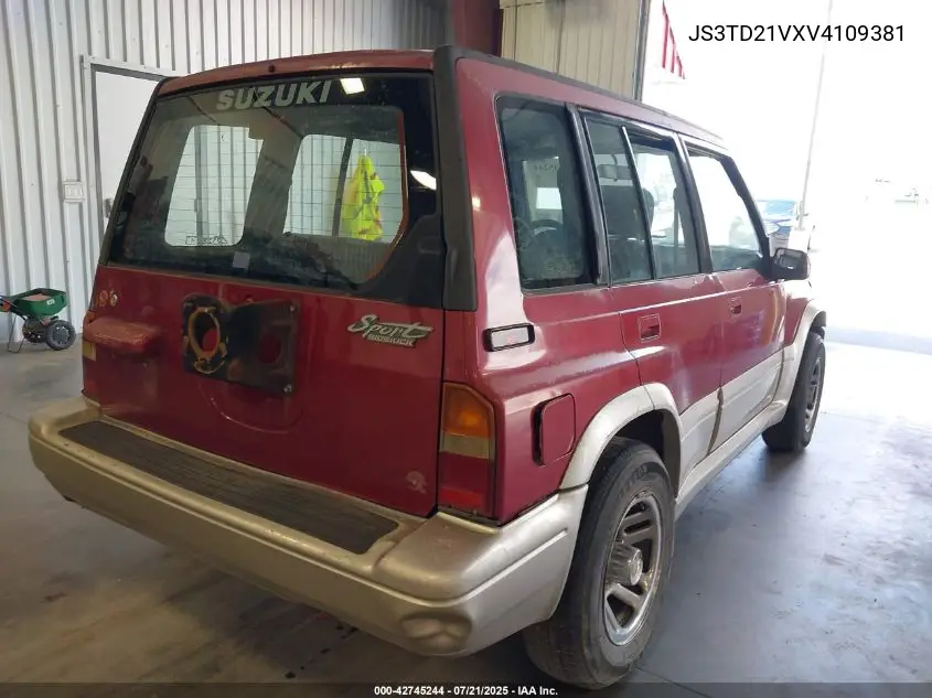 1997 Suzuki Sidekick Jlx Sport/Jx Sport VIN: JS3TD21VXV4109381 Lot: 42745244