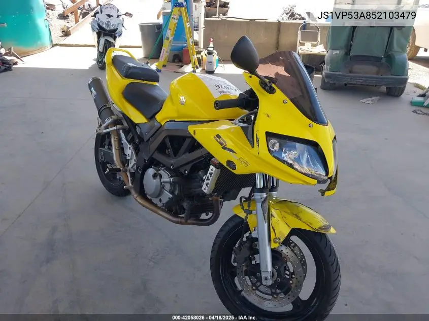 2005 Suzuki Sv650 VIN: JS1VP53A852103479 Lot: 42058026