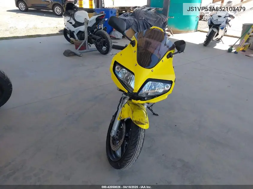 2005 Suzuki Sv650 VIN: JS1VP53A852103479 Lot: 42058026