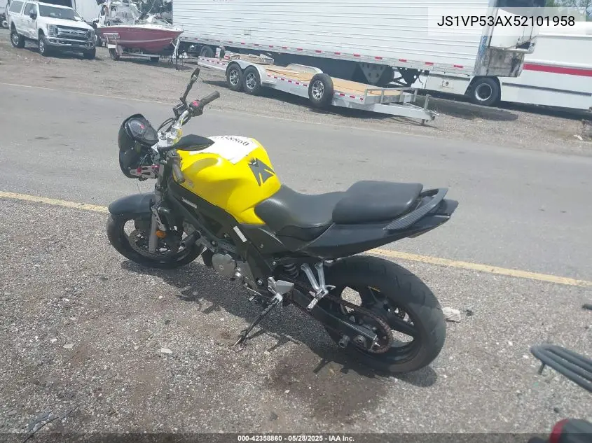 2005 Suzuki Sv650 VIN: JS1VP53AX52101958 Lot: 42358860