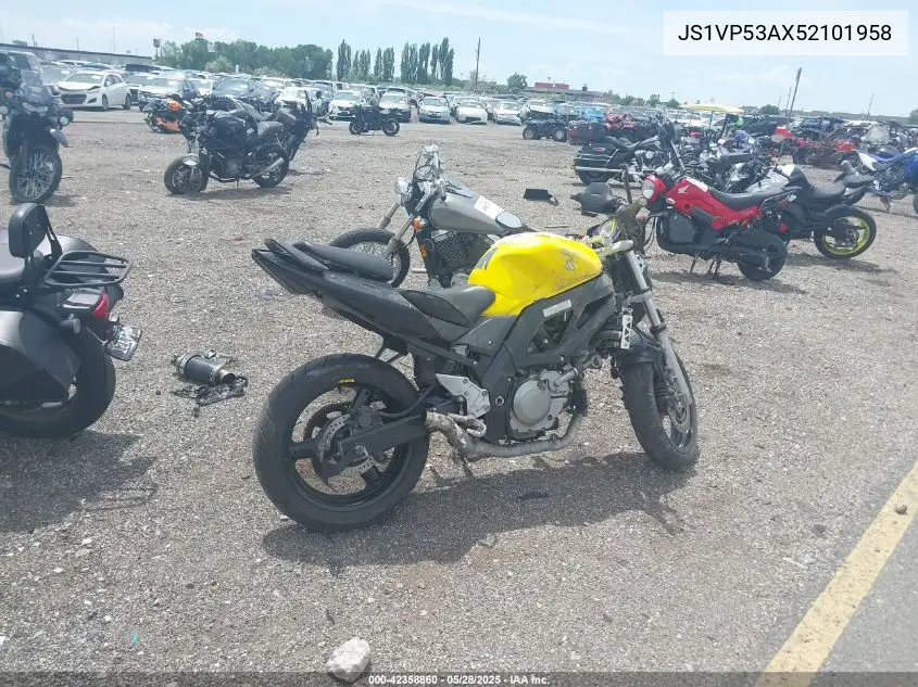 2005 Suzuki Sv650 VIN: JS1VP53AX52101958 Lot: 42358860