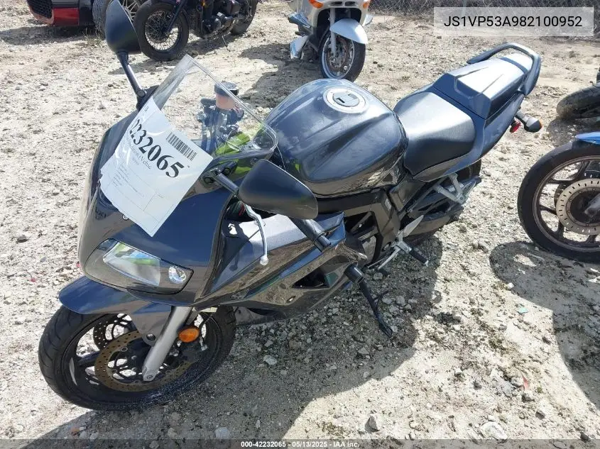 2008 Suzuki Sv650 VIN: JS1VP53A982100952 Lot: 42232065