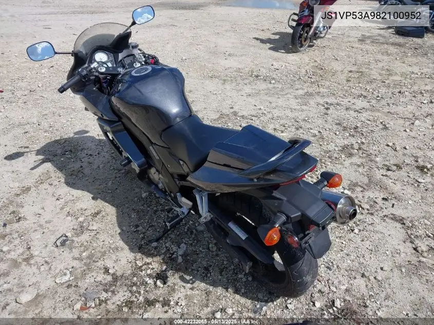 2008 Suzuki Sv650 VIN: JS1VP53A982100952 Lot: 42232065
