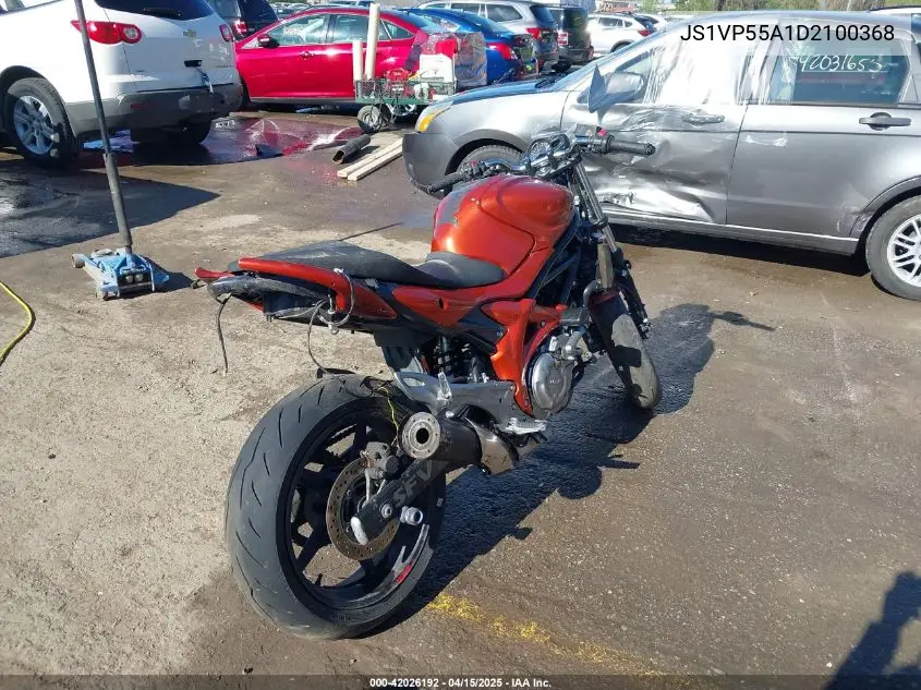 2013 Suzuki Sv650 VIN: JS1VP55A1D2100368 Lot: 42026192